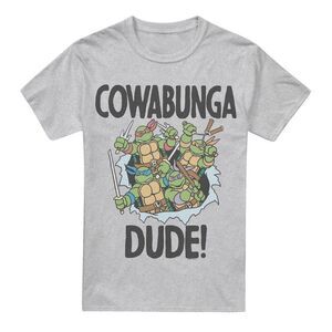 Teenage Mutant Ninja Turtles Mens Cowabunga Dude T-Shirt / Sport Heather